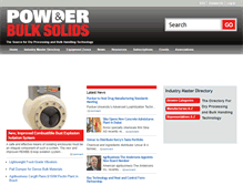 Tablet Screenshot of powderbulksolids.com